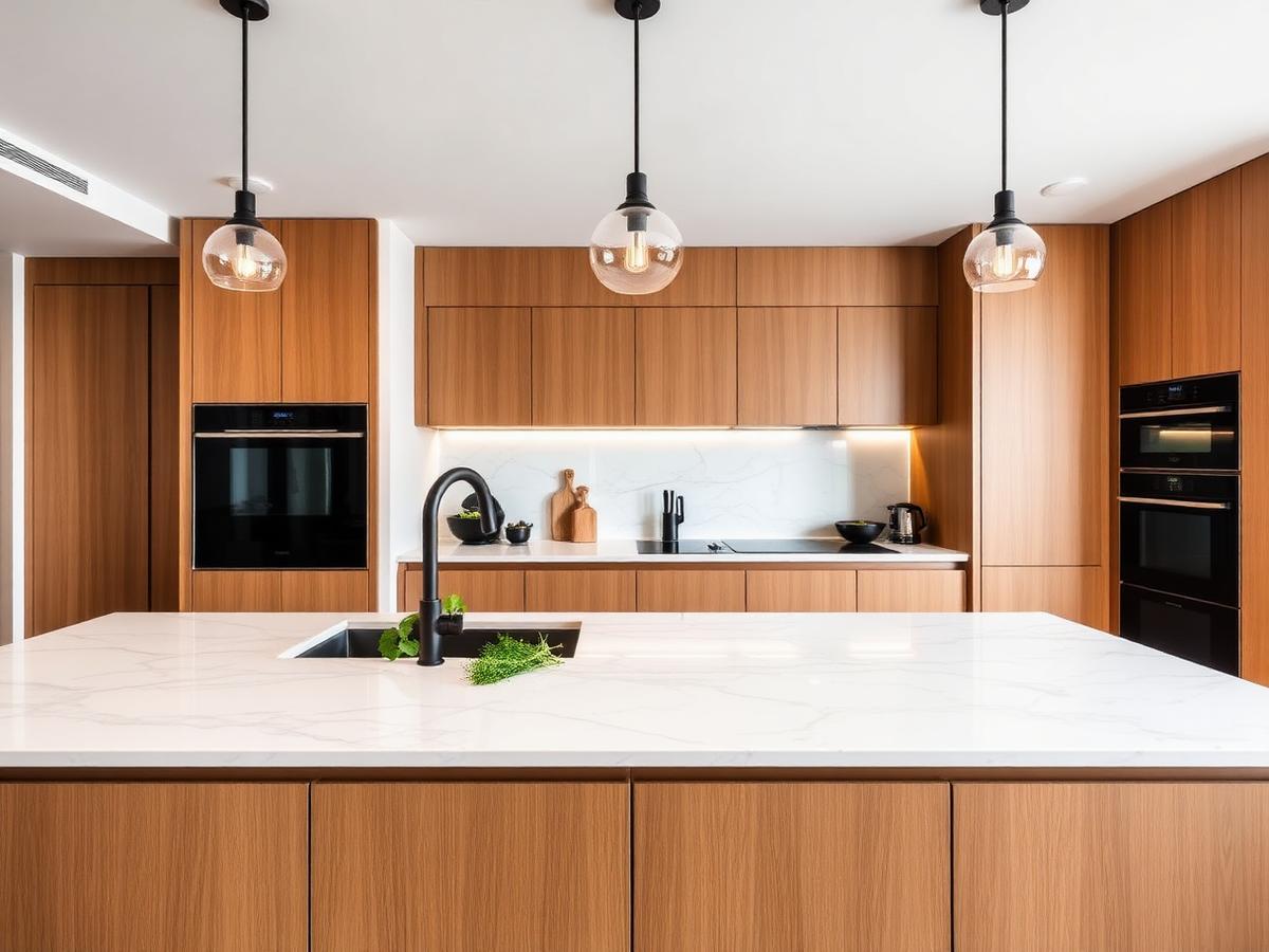 Modern kitchen island